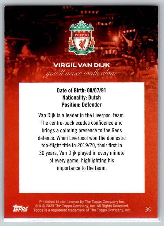 Virgil Van Dijk