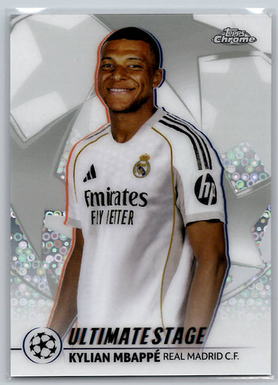 Kylian Mbappé /Insert Ultimate Stage 2025-26 Topps UEFA Club Competitions Real Madrid UEFA Champions League
