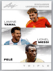 Lamine Yamal, Lionel Messi, Pelé