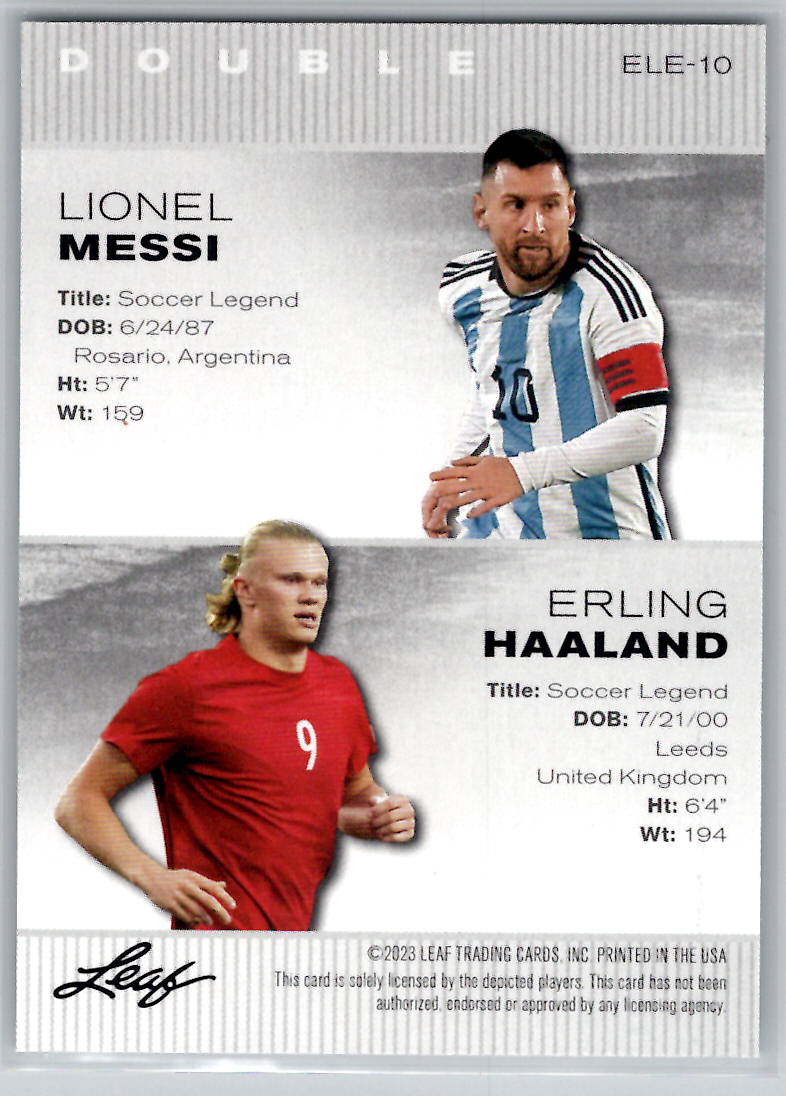 Lionel Messi, Erling Haaland