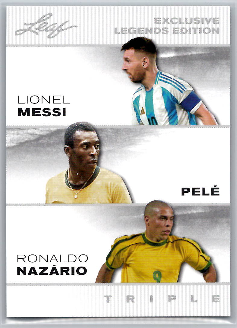 Lionel Messi, Pelé, Ronaldo Nazário