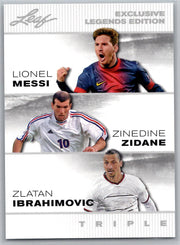 Lionel Messi, Zinedine Zidane, Zlatan Ibrahimovic