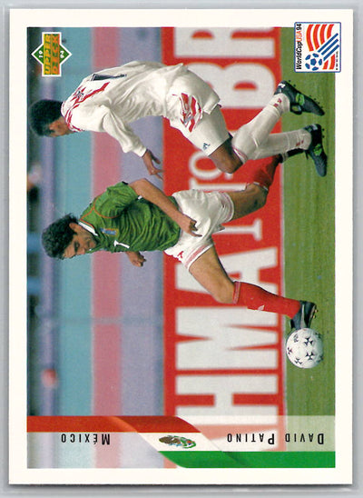 David Patino /Insert 1994 Upper Deck World Cup USA94 Mexiko FIFA Weltmeisterschaft 1994
